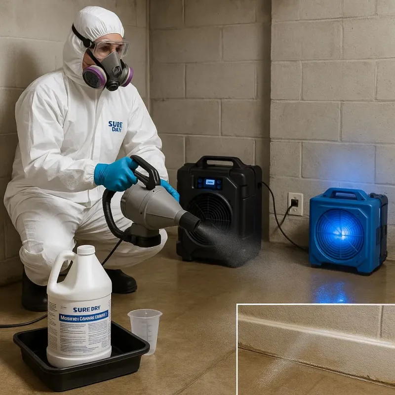 Sanitization and Odor Removal process in Oakley, CA